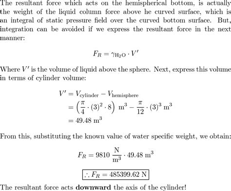 A 3 M Diameter Open Cylindrical Tank Contains Water And Has Quizlet