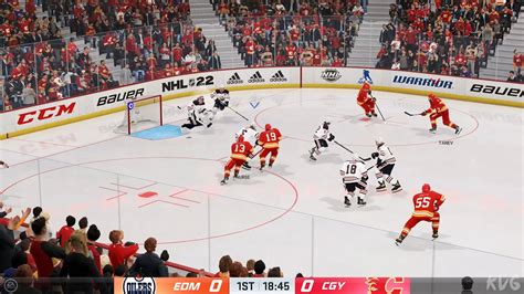 NHL 22 Edmonton Oilers Vs Calgary Flames Gameplay PS5 UHD