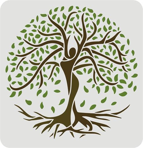 Fingerinspire Tree Of Life Stencils Decoration Stencil X Cm Tree