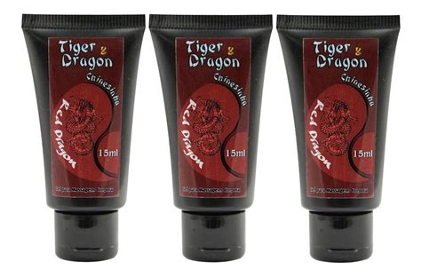Kit 3 Pomada Japonesa Do Tigre E O Dragão Hot Red 15m Parcelamento sem juros