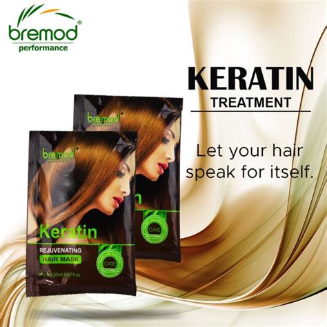 Bremod Br H Performance Keratin Rejuvenating Hair Mask Sachet Ml