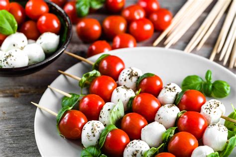 Ricetta Spiedini Di Caprese Il Club Delle Ricette Ricetta Ricette