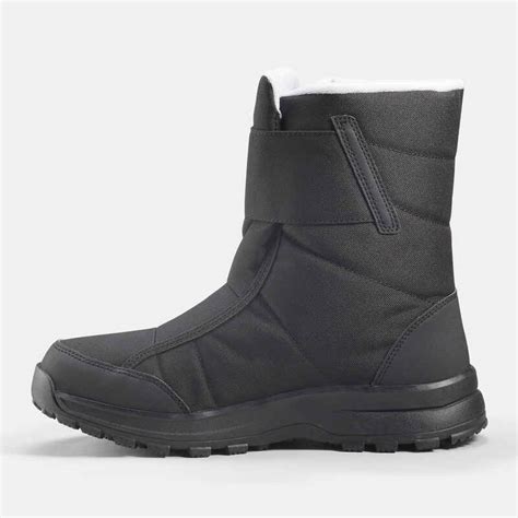 Botas Nieve CÁlidas Impermeables De Senderismo Mujer Sh100 Velcro