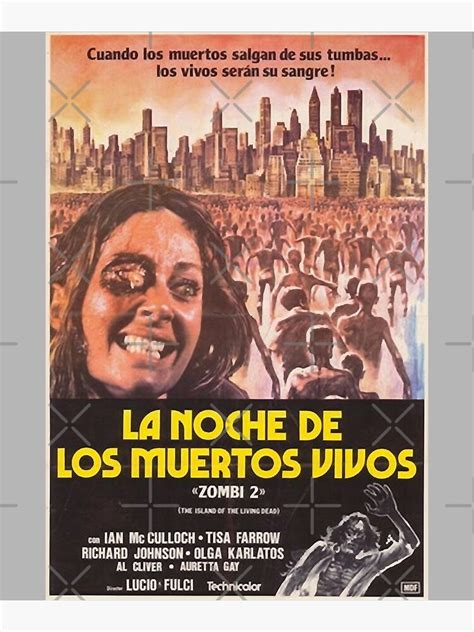 Ts Lucio Fulci Movie Zombi 2 Alternate Poster Art Poster For Sale