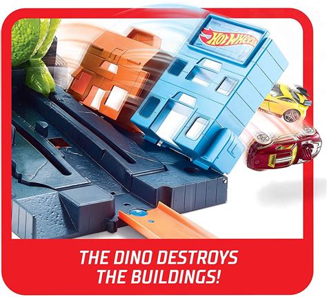 TOR HOT WHEELS Zestaw Lotnisko ATAK PTEROZAURA PTERODAKTYLA Autko GBF94 Ulubiony Bohater