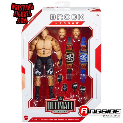 Brock Lesnar W 2 Belts WWE Ultimate Edition 15 Wwe Toys Wwe