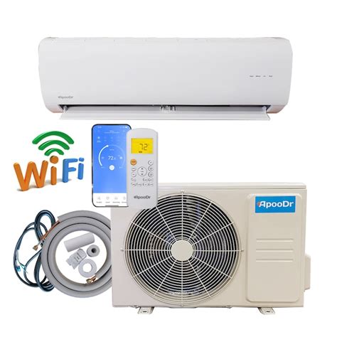 Apoodr Asf Series Single Zone 9000 Btu 185 Seer Ductless Mini Split Air Conditioner Heat Pump