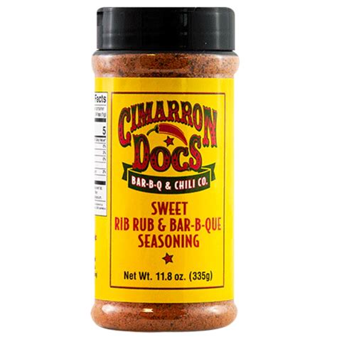Cimarron Docs Sweet Rib Rub And Bbq Seasonings 118oz Internet Spices