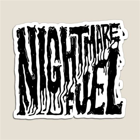 "Nightmare Fuel Magazine Square Logo" Magnet for Sale by NightmareFuelAU | Redbubble