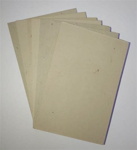 Millboard Brown Mill Paper Board Thickness 5mm Size 20 24 Inch L W