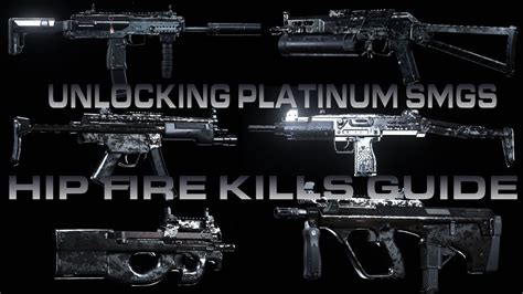 Easy Hip Fire Kills In Mw And Unlocking Platinum Smgs Youtube