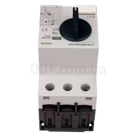 Автомат захисту двигуна 2,5-4А SCHRACK TECHNIK (BE200400--) купити в ...