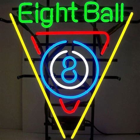 Eight Ball Neon Sign Bar Sign Neon Light – DIY Neon Signs 