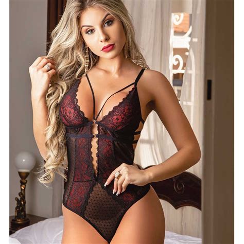 Lace Bodysuit Lingerie Teddy Women Sexy Black Lace Bodysuit Etsy