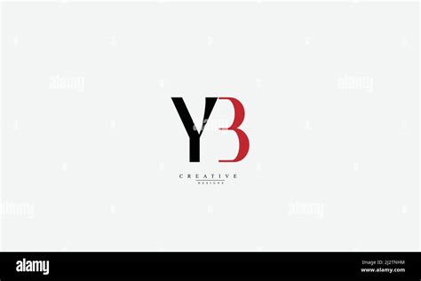 Letras Del Alfabeto Iniciales Logotipo Del Monograma Yb By Imagen