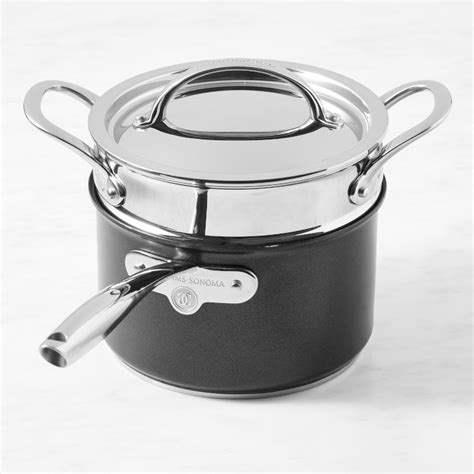 Williams Sonoma Signature Thermo Clad Nonstick Saucepan Steamer Set