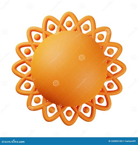 Orange Sun 3d Illustration Stock Photo Illustration Of Climate 260856180