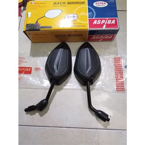 Jual Spion Aspira Batang Pendek Kaca Cembung Beat Vario Supra Revo