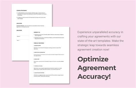 Basic General Partnership Agreement Template In PDF Word Google Docs