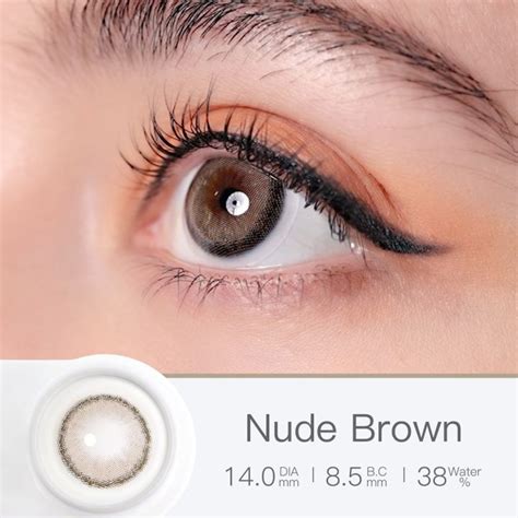 Magister Natural Contact Lenses With Power0⁓ 600 6 Monthly Colour Contact Lens Browngray