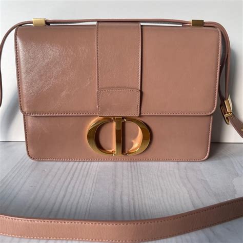 Fast Sale Preloved Dior 30 Montaigne Leather Nude 2020 Sz 21 X 6 X 18