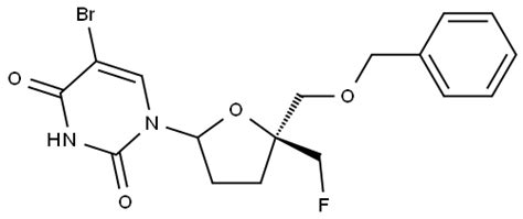 Bromo S Fluoromethyl Tetrahydro Phenylmethoxy Methyl