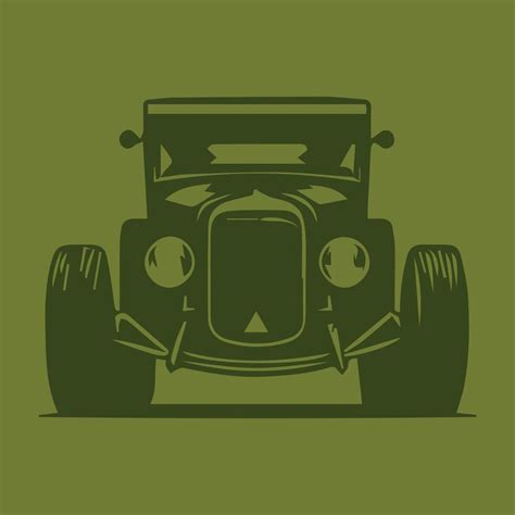 Print Vintage Racer Hot Rod Car Vector Illustration Vector Art At Vecteezy