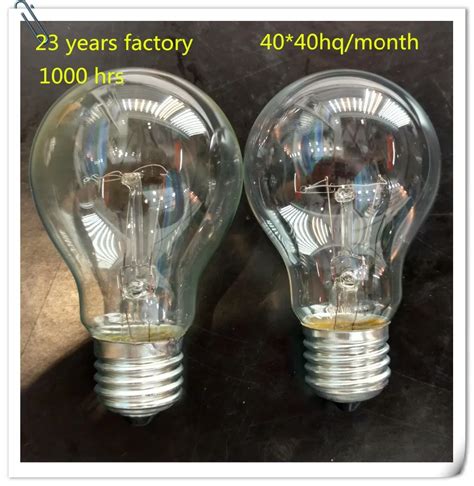 220v Edison Antique Electronic Incandescent Bulb E27 100w Clear Light ...