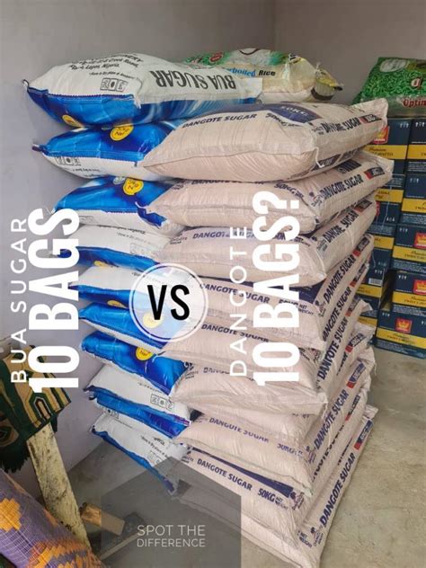 See Difference Between 10 Bags Of Bua Sugar And Dangote Business