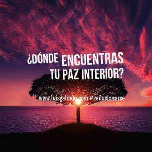 ¿Dónde encuentras tu paz interior?