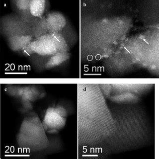 HAADF STEM images of 0 5 Au þ 0 5 Pd TiO 2 Download Scientific Diagram