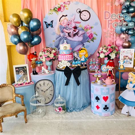 Festa Alice no País das Maravilhas Ideias de Decoração Dicas e Vídeos