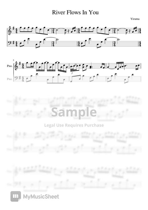 Yiruma River Flows In You Easy Midi Partition Musicale By Kd