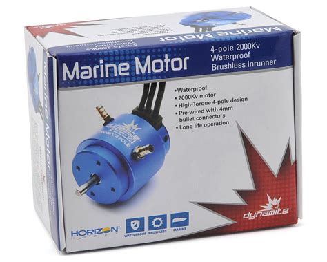 Dynamite 3650 4 Pole Brushless Marine Motor 2000kV DYNM3900 AMain