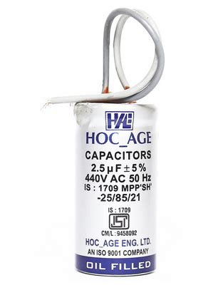 Fan And Motor Run Capacitors At Best Price In Sonipat By Hoc Age Eng