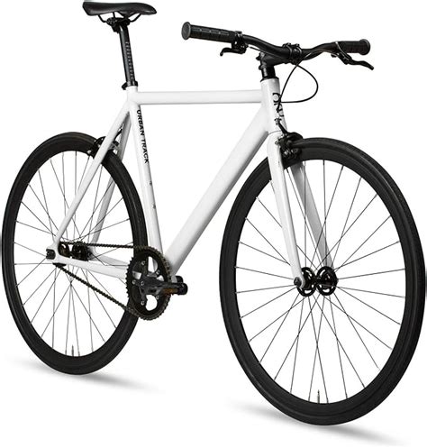 Ku Aluminum Fixed Gear Single Speed Fixie Urban Track Bike Amazon Co