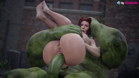 Black Widow Anal Stretch By Hulk Massive Cock Marvel Avengers 3d