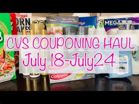 Cvs Couponing Haul July July Cvs Haul Free