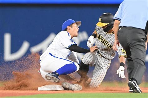 「あれがアウトになるなら走者はつらい」 九回の熊谷二盗アウト 谷佳知氏の見解 阪神タイガース デイリースポーツ Online