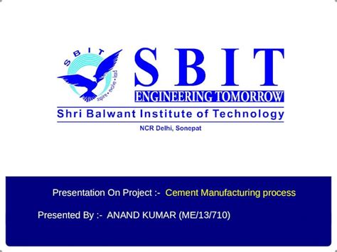 (PPT) PPT on Cement manufacturing process - DOKUMEN.TIPS