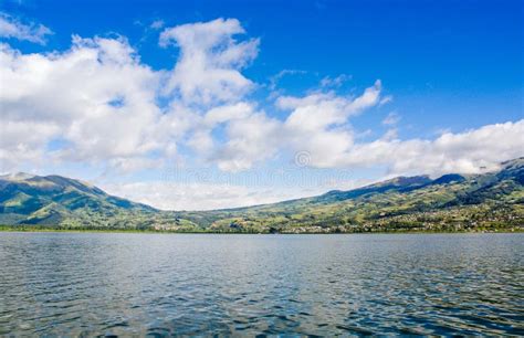 Imbabura Inactive Stratovolcano Under The Lake San Pablo In Northern