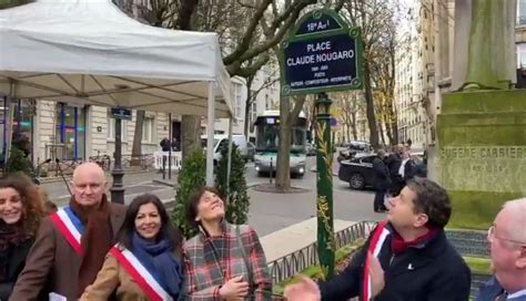 Une place Claude Nougaro icone de Toulouse inaugurée à Paris