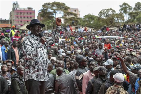 Kenya Odinga Led Opposition To Resume Anti Government Protests