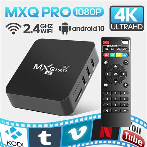 TV Box MXQ PRO 4K 16 256G Android 10 0 4K Ultra HD Smart Media Player