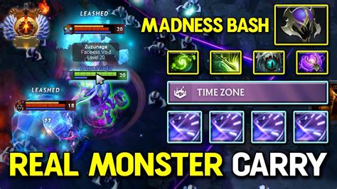 Real Monster Hard Carry Faceless Void With Madness Bash Facet Time