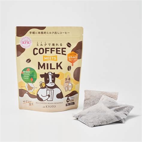 Kfkカフカ Coffee Meets Milk はちみつフレーバー 18g×6p レギュラーコーヒー 森半tea＆coffee