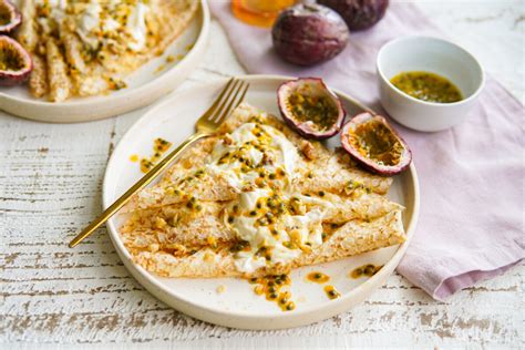 A Day Passionfruit Crepes