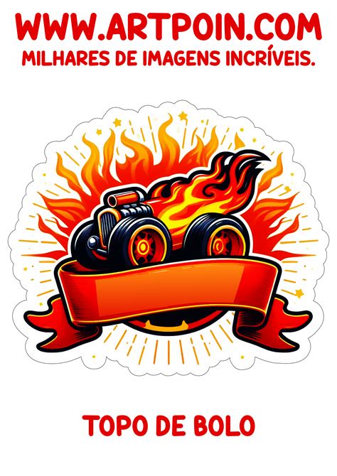Topo De Bolo Png Hot Wheels