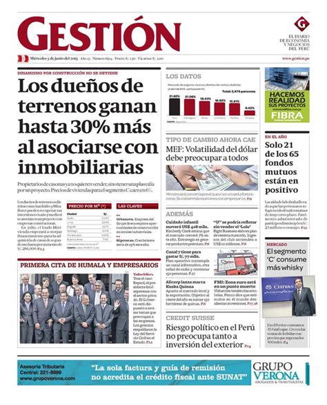 ¿qué Pasó En GestiÓn Un Día Como Hoy 5 De Junio Tendencias GestiÓn