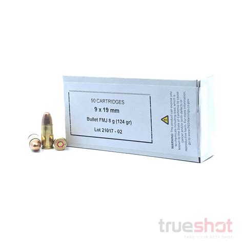 Prvi Partizan PPU 9mm 124 Grain FMJ